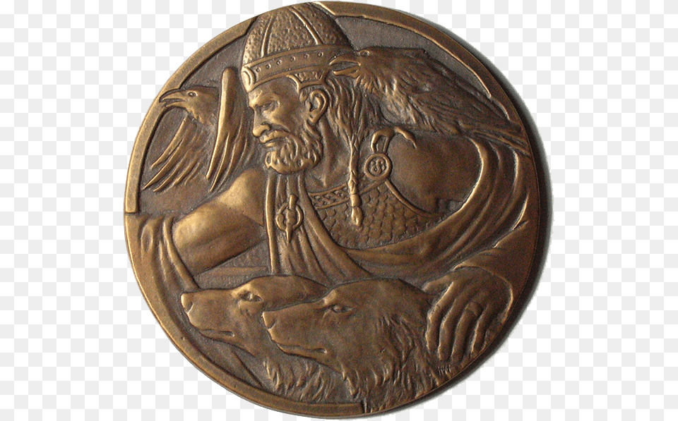 Odin Coin, Bronze, Money, Person, Face Png