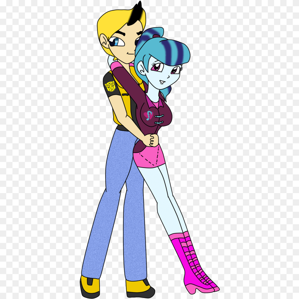 Odiz Bumblebee Equestria Girls Rainbow Rocks Safe Cartoon, Book, Comics, Publication, Person Free Png Download