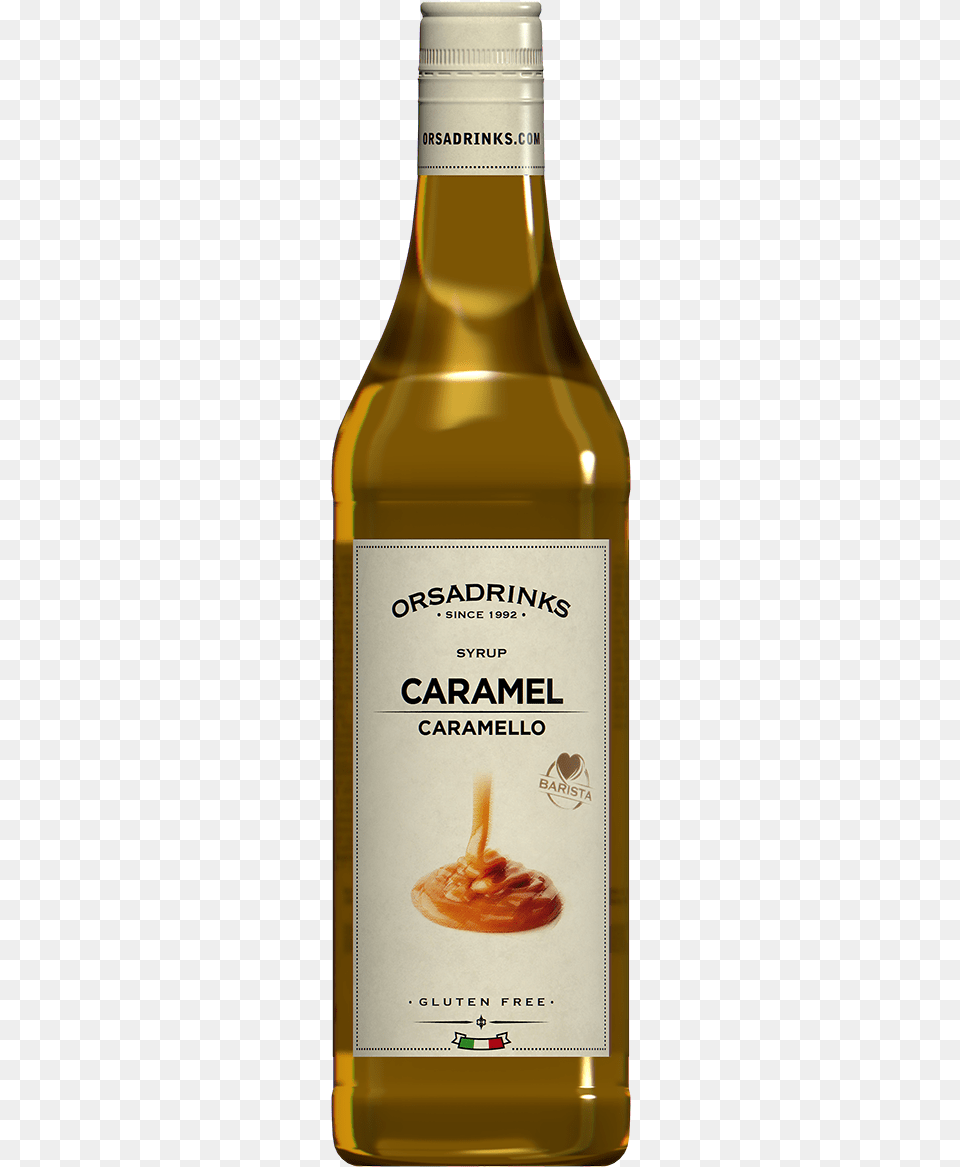 Odk Caramel Odk Amaretto Syrup, Bottle, Alcohol, Beer, Beverage Free Transparent Png