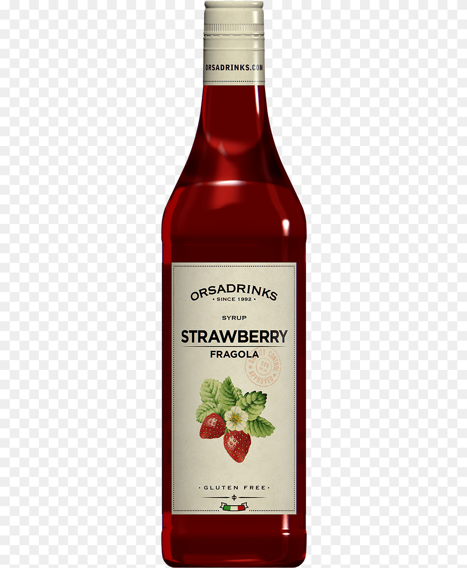 Odk Strawberry Syrup Violet Syrup Odk, Berry, Food, Fruit, Plant Free Png