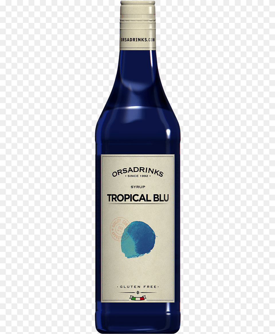 Odk Tropical Blue Syrup Odk Syrup Green Mint, Alcohol, Beverage, Bottle, Liquor Png
