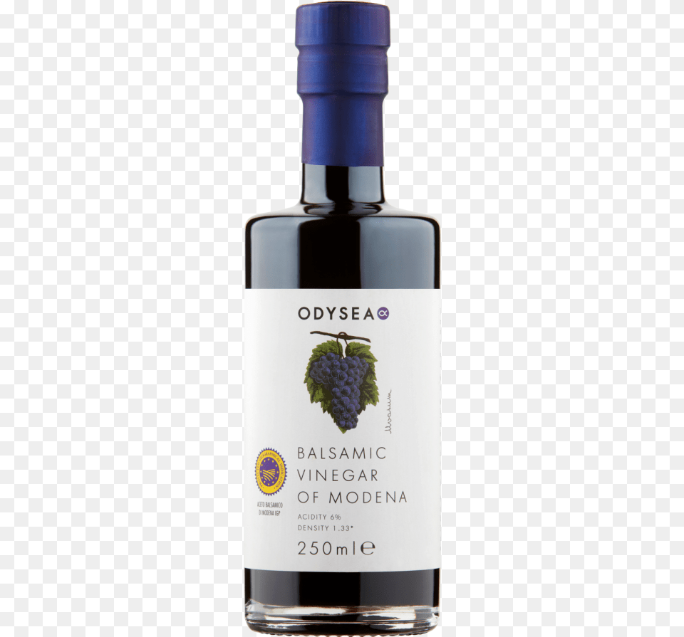 Odysea Balsamic Vinegar Of Modena Pgi 250ml Odysea Balsamic Vinegar Of Modena, Bottle, Alcohol, Beverage, Liquor Free Transparent Png