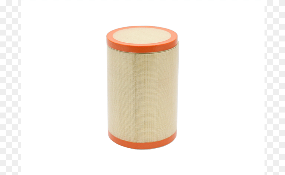 Odyssey Calypso Box With Cover In Orange Resin Border Plywood, Cylinder, Jar Free Transparent Png