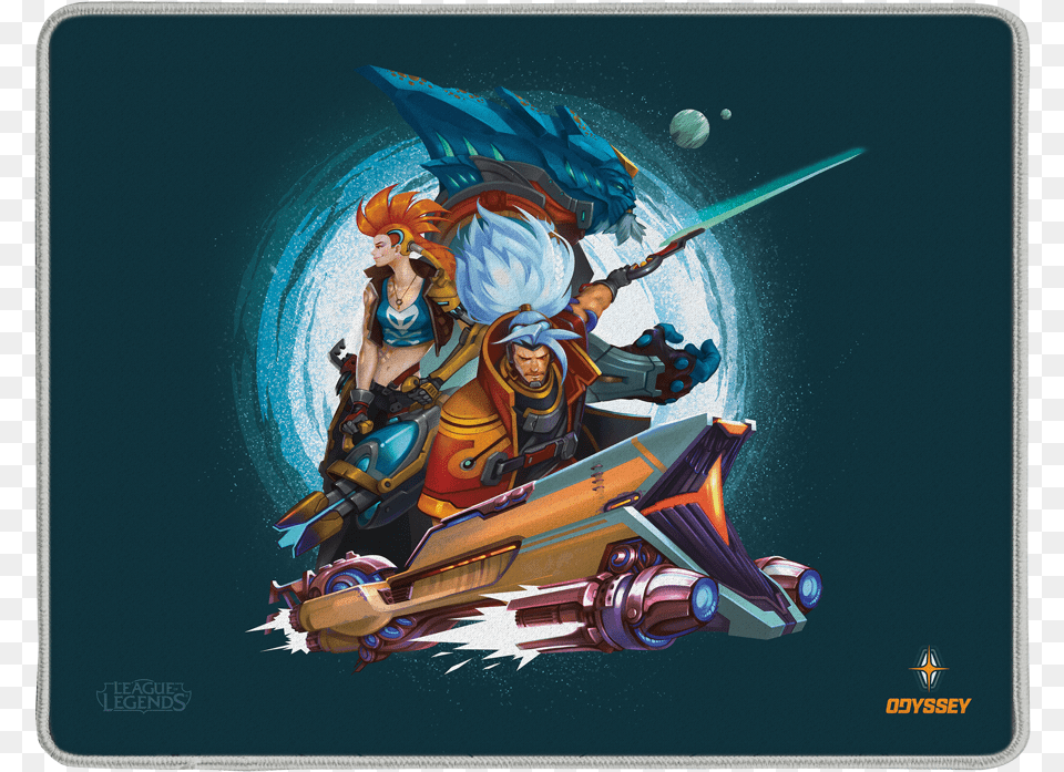 Odyssey Crew Mousepad League Of Legends Odyssey Jacket, Adult, Person, Woman, Female Free Png