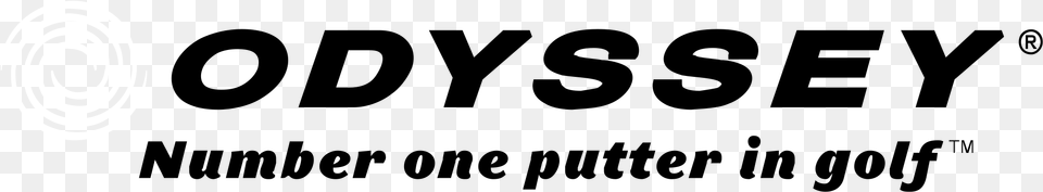 Odyssey Logo Black And White Odyssey Golf, Spiral, Coil Free Transparent Png