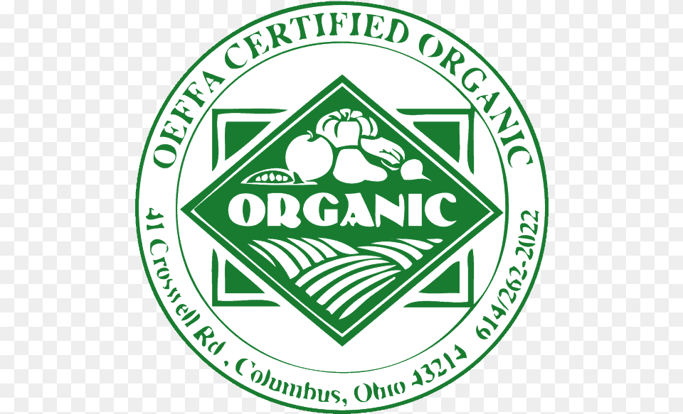 Oeffa Certified Organic Logo United States Geological Survey, Badge, Symbol, Disk Free Transparent Png