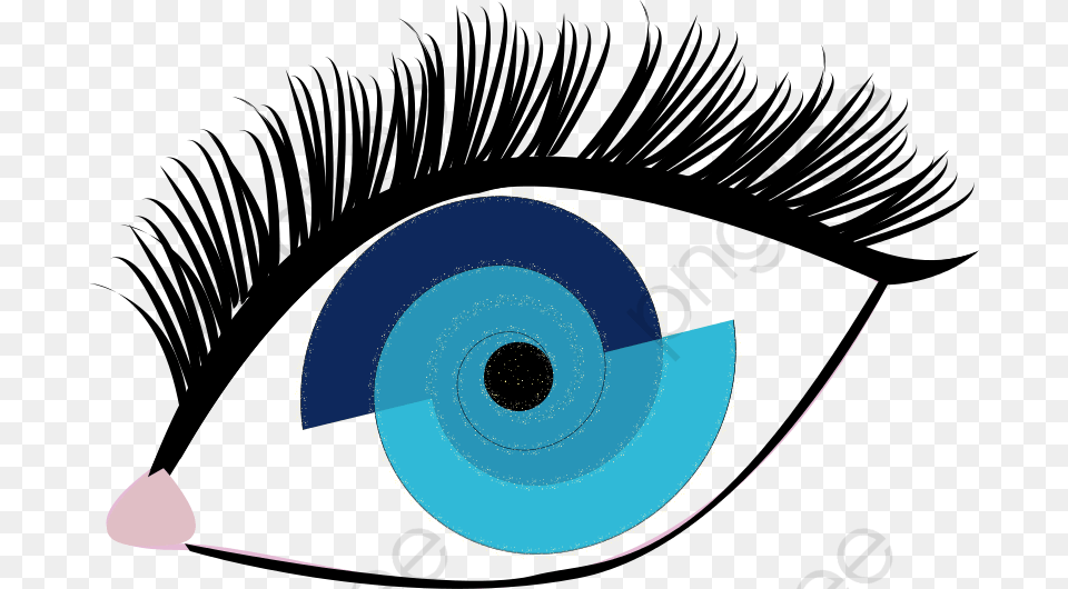 Oeil Bleu Dessin, Disk Free Png Download