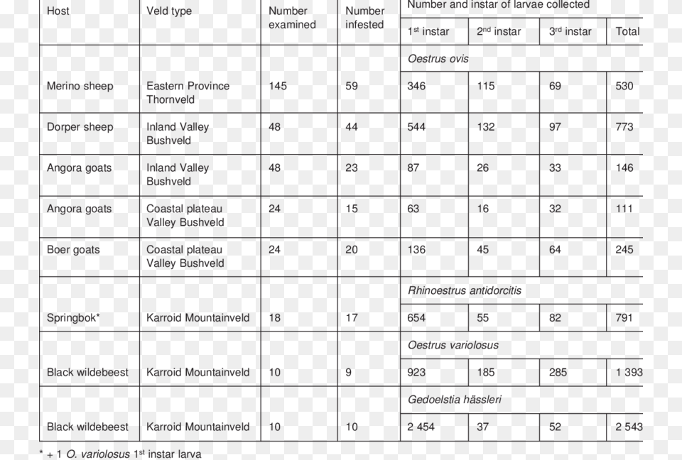 Oestrid Fly Larvae From Sheep Goats Springbok And Halloween Multiplication Mystery, Chart, Plot, Scoreboard, Text Png Image