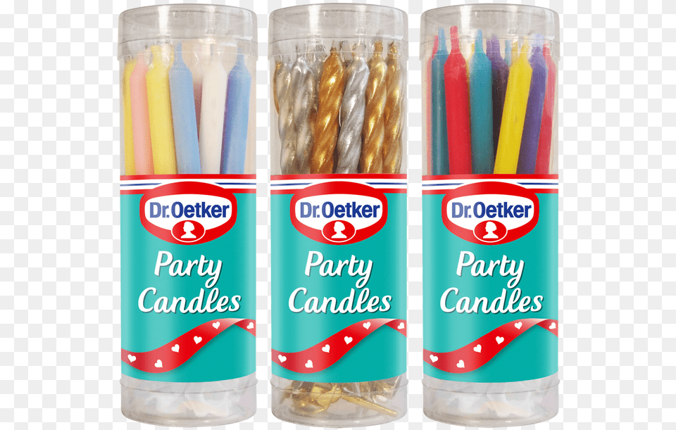 Oetker Party Candles Are Colourful Candles Perfect Dr Oetker Candles, Can, Tin Free Png Download