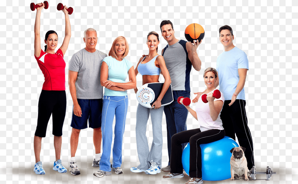 Of 2 4 People Fitness Family, Pants, Person, Clothing, Male Png Image