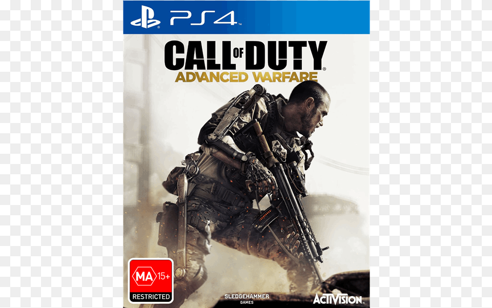 Of Activision Call Of Duty Advanced Warfare Xbox, Advertisement, Poster, Adult, Male Free Png Download