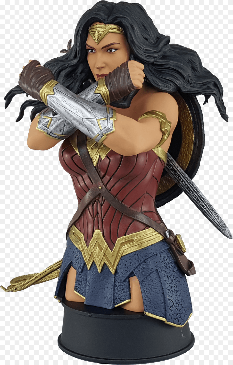 Of Actress Gal Gadot Standing Approximately 7 Tall Wonder Woman Movie Statue, Adult, Person, Female, Face Free Png
