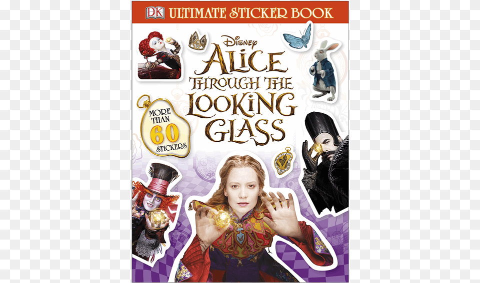 Of Alice Through The Looking Glass Ultimate Sticker Books, Advertisement, Publication, Book, Poster Png
