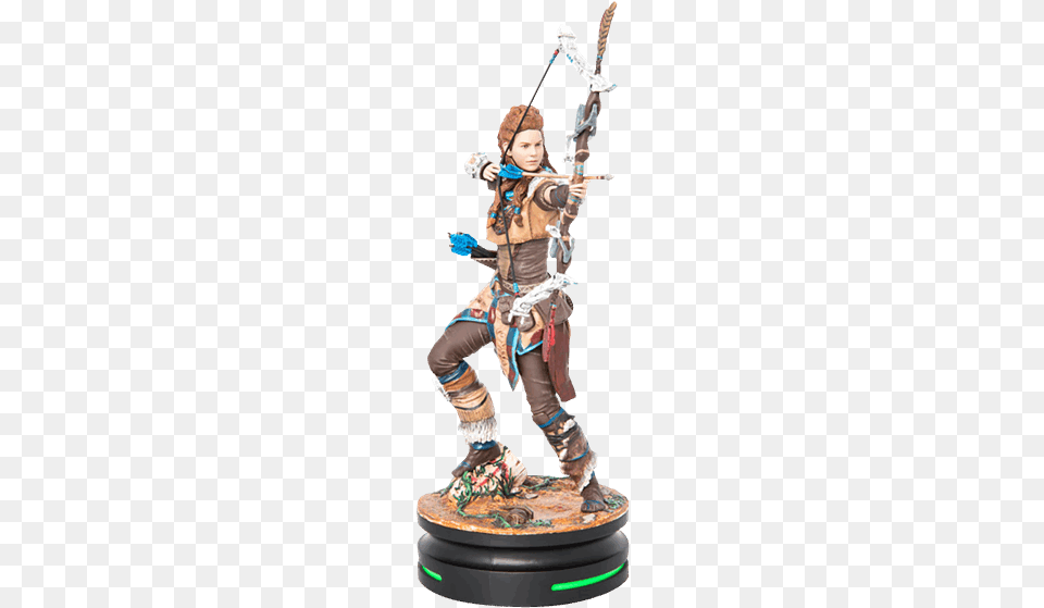 Of Aloy Statue, Person, Clothing, Costume, Weapon Png Image