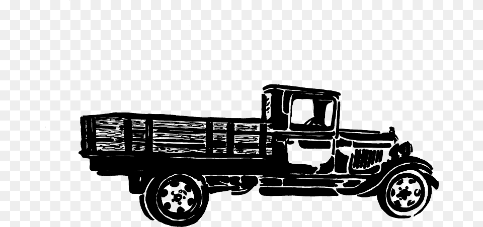 Of An Old Fashioned Truck Full Of Produce To Illustrate Pickup Truck, Computer, Computer Hardware, Computer Keyboard, Electronics Free Png
