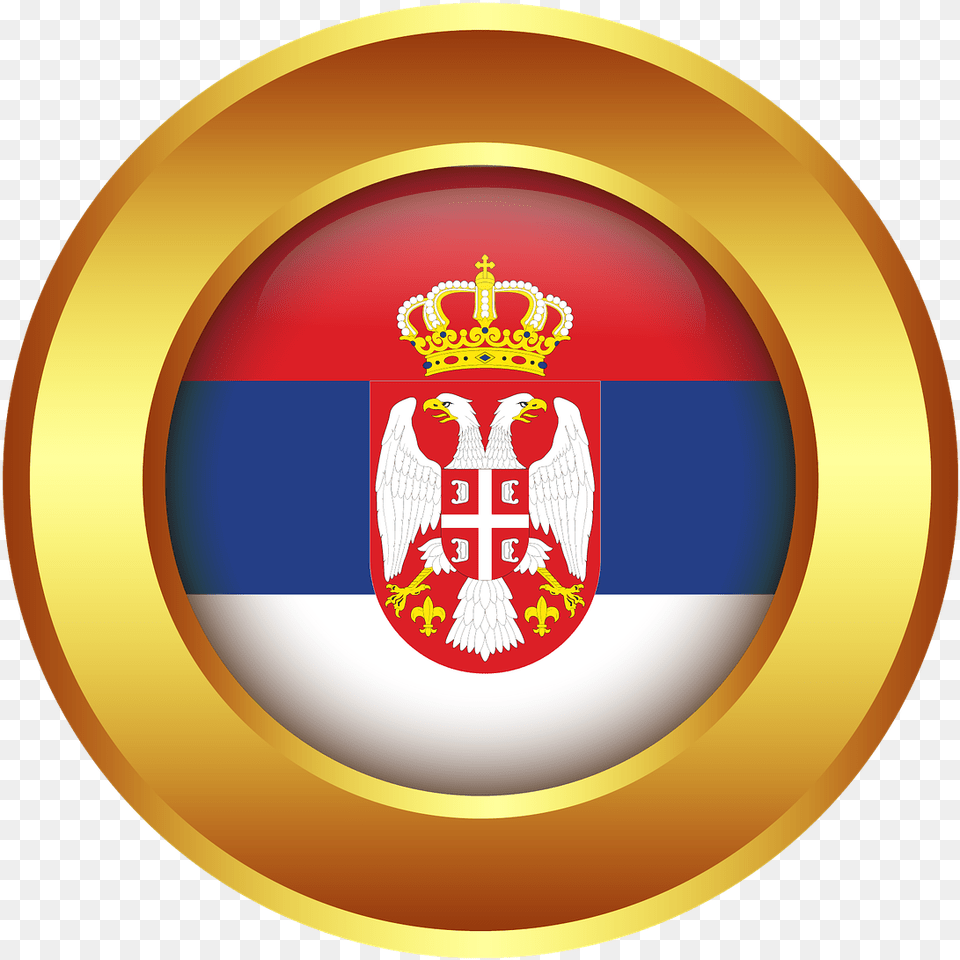 Of Arms Of Serbia Serbia Flag, Badge, Logo, Symbol, Emblem Png