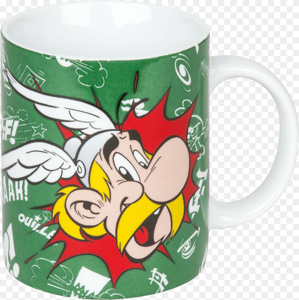 Of Astrex In English Knitz Porzellan 2er Set Becher Asterix, Cup, Beverage, Coffee, Coffee Cup Png