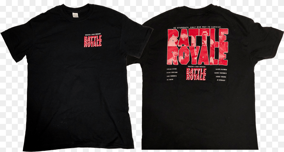 Of Battle Royale Active Shirt, Clothing, T-shirt, Person Free Png Download