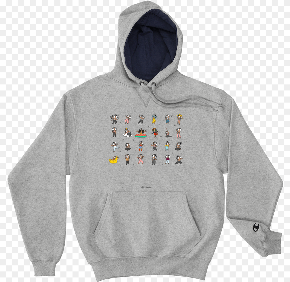 Of Big Mood Champion Hoodie We Are The Champions Champion Hoodie, Clothing, Hood, Knitwear, Sweater Png
