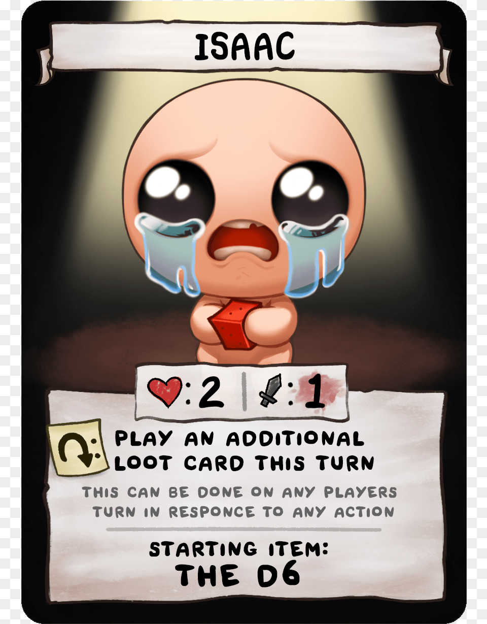 Of Binding Of Isaac Four Souls Azazel, Advertisement, Poster, Text, Baby Png
