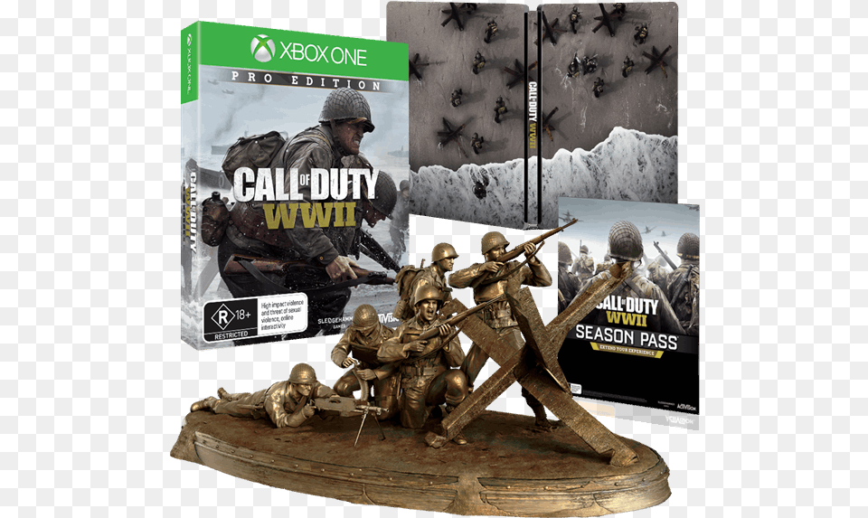 Of Call Of Duty Ww2 Valor Collection, Advertisement, Child, Adult, Person Png Image