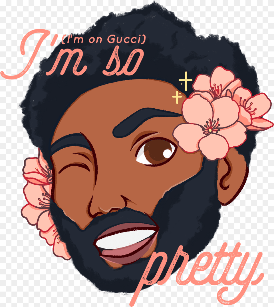 Of Childish Glambino Die Cut Illustration, Publication, Book, Baby, Comics Free Png