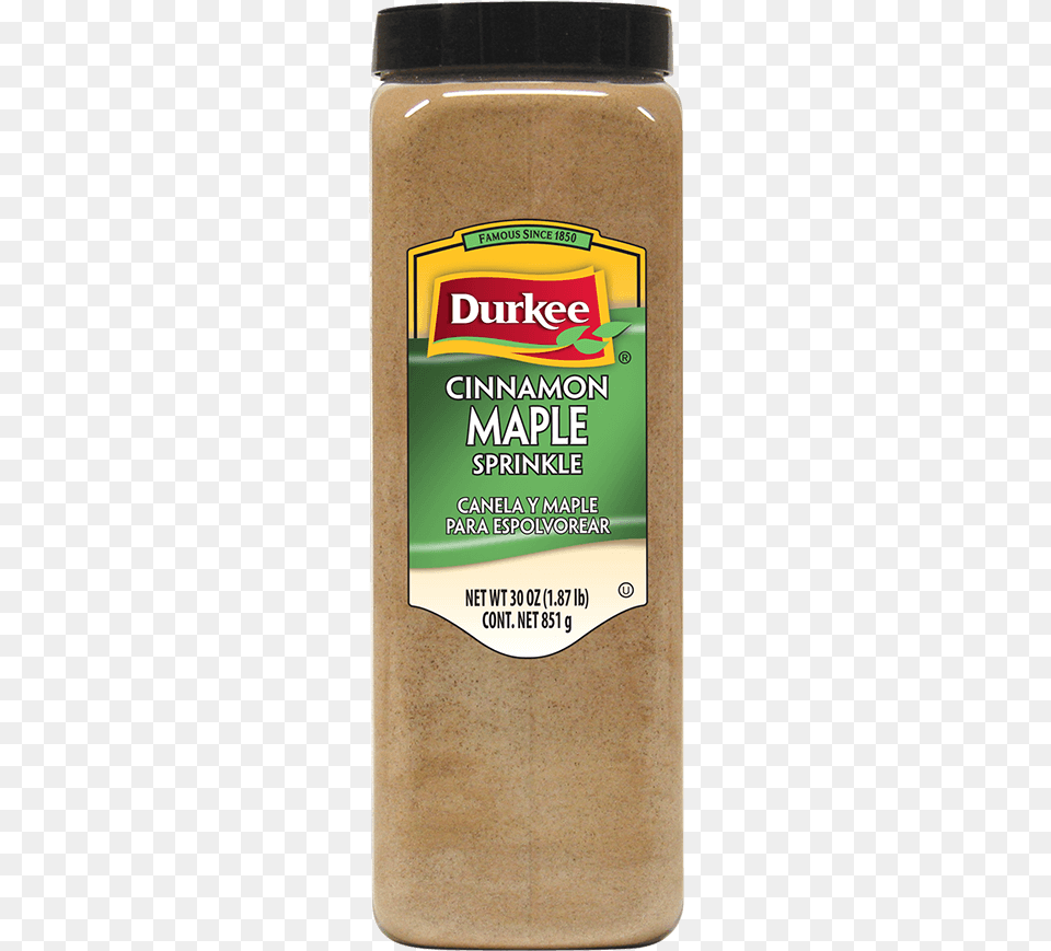Of Cinnamon Maple Sprinkle Durkee Black Pepper, Food, Mustard, Peanut Butter, Can Png Image