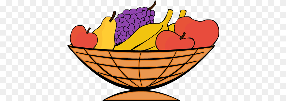 Of Clip Art Library Clipart Of Basket Of Fruits, Banana, Food, Fruit, Plant Png