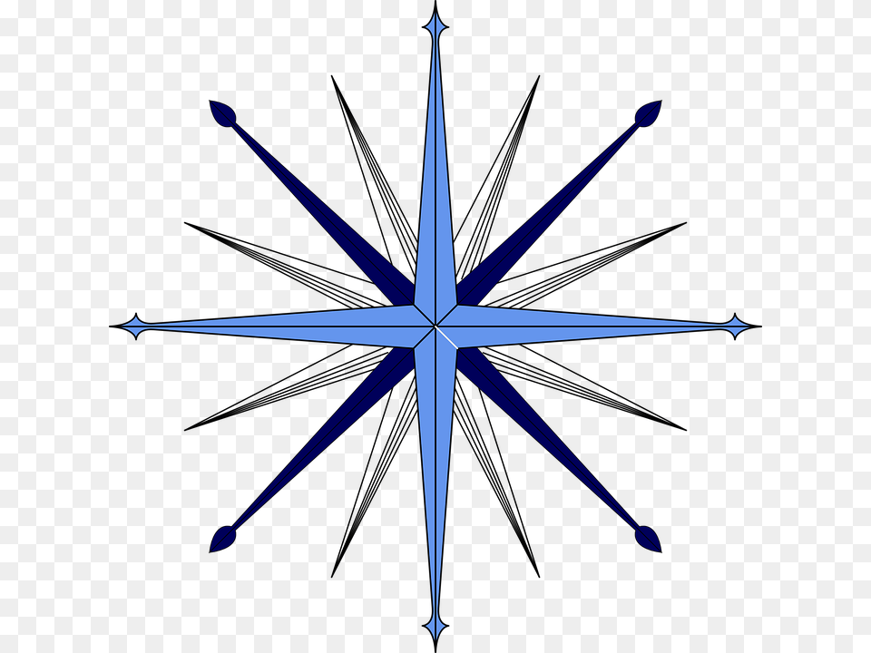 Of Compass Rose Rosa Delos Vientos Azul, Cross, Symbol Png