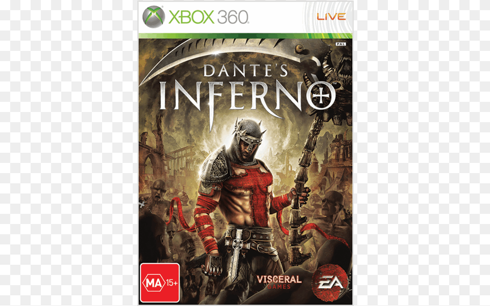 Of Dante39s Inferno Xbox, Book, Publication, Adult, Male Free Png