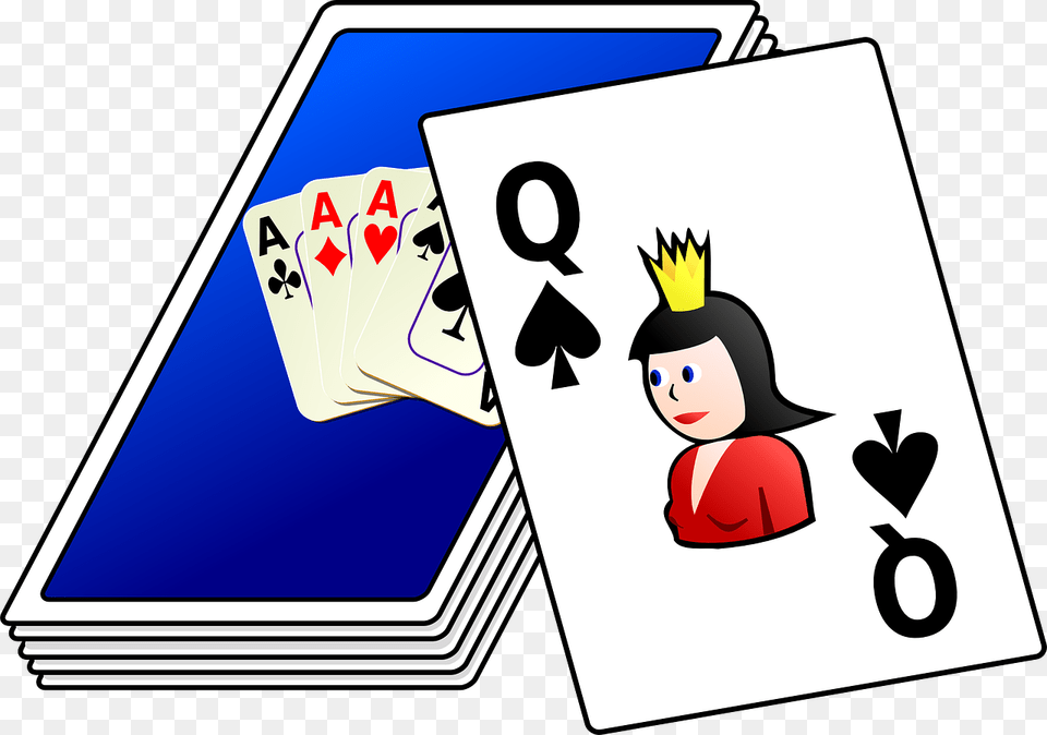 Of Deck Of Cards Clipart, Face, Head, Person, Baby Free Png Download