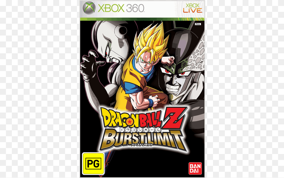 Of Dragon Ball Z Burst Limit Xbox 360 Game, Book, Comics, Publication, Baby Free Png