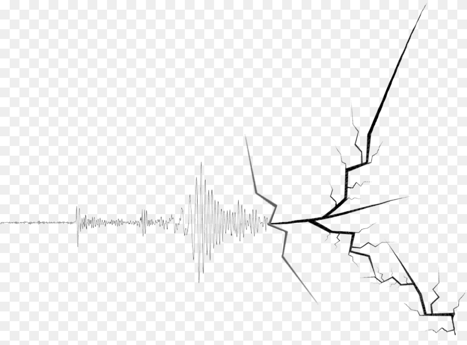 Of Earthquake Crack Line Art, Wire, Barbed Wire Free Transparent Png
