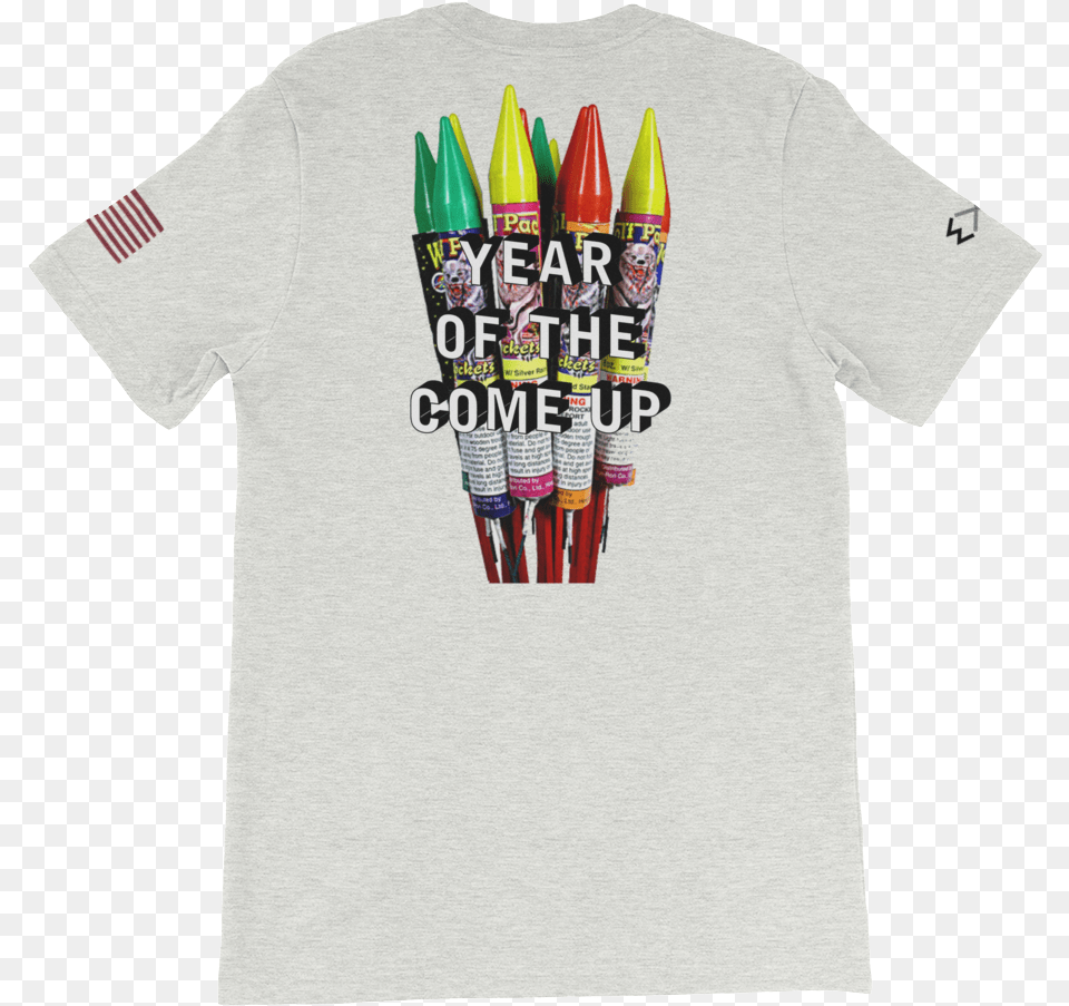 Of Fireworks White Tee Fireworks Skyrocket, Clothing, T-shirt, Shirt Free Png