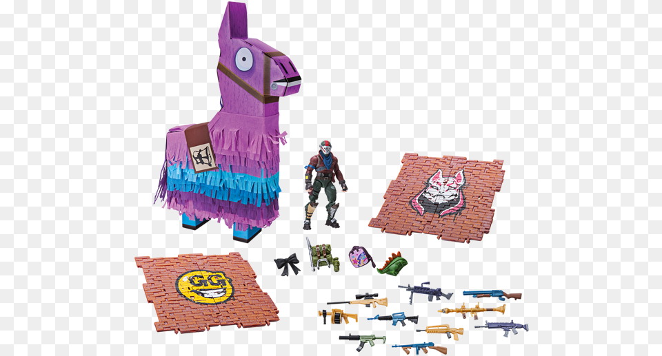 Of Fortnite Loot Llama Toy, Baby, Person, Pinata, Adult Free Png Download