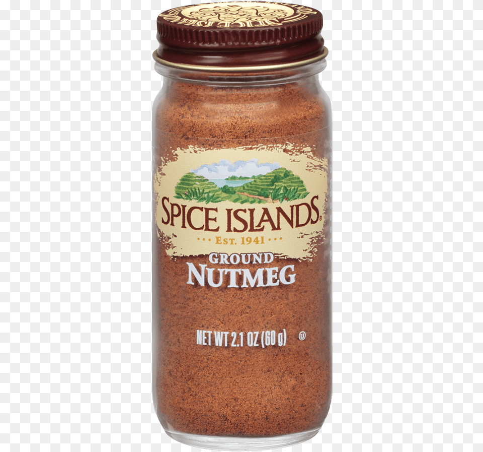Of Ground Nutmeg Nutmeg Spice Islands, Cocoa, Dessert, Food, Jar Free Transparent Png