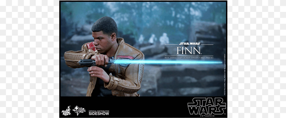Of Hot Toys Finn Star Wars Force Awakens Figure, Weapon, Jacket, Handgun, Gun Png Image