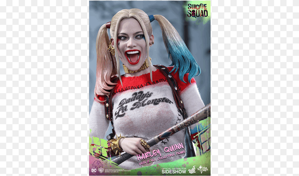 Of Hot Toys Harley Quinn Action Figure, Adult, Person, Female, Costume Free Png