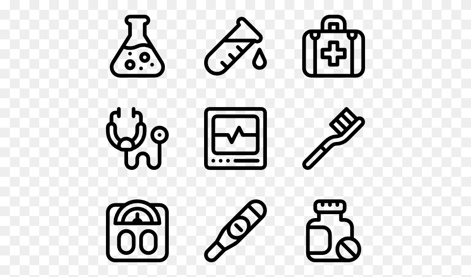 Of Medical Instruments Download Clip Art, Gray Free Png