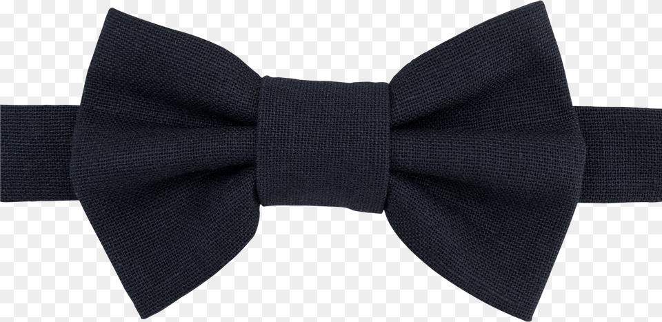 Of Navy Linen Bow Tie Formal Wear, Accessories, Bow Tie, Formal Wear, Clothing Free Png
