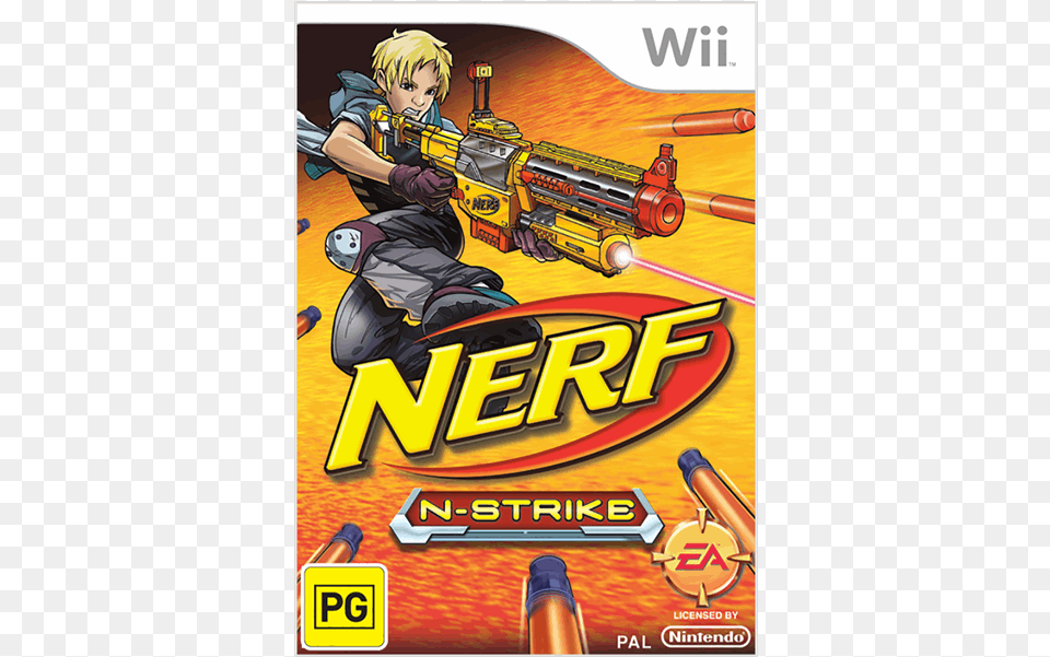 Of Nerf Wii Game, Book, Comics, Publication, Person Free Transparent Png