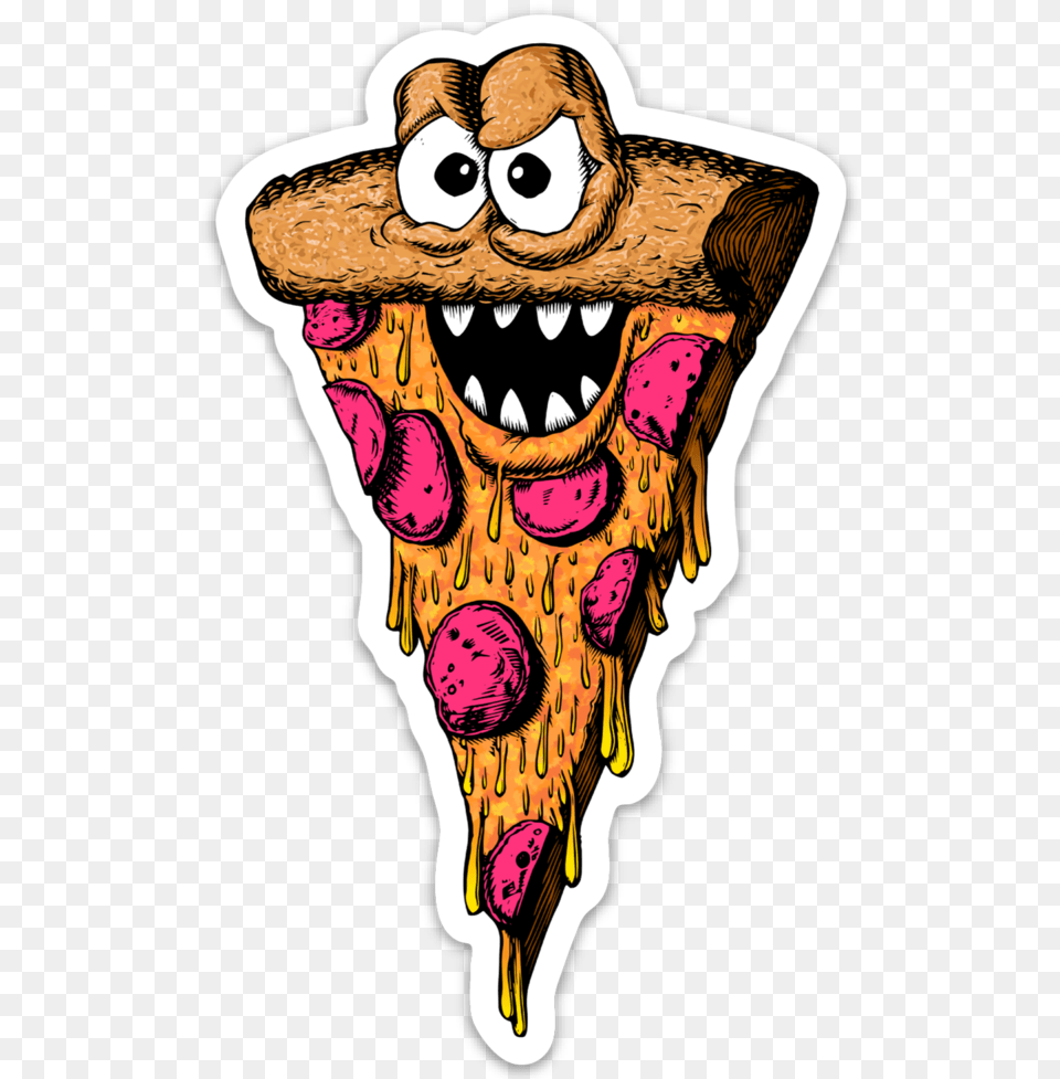 Of Pizza Monster Sticker Picca Monstr, Adult, Female, Person, Woman Free Transparent Png