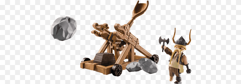 Of Playmobil 9245 Dragons Gobber With Catapult Building, Baby, Person, Bulldozer, Machine Png