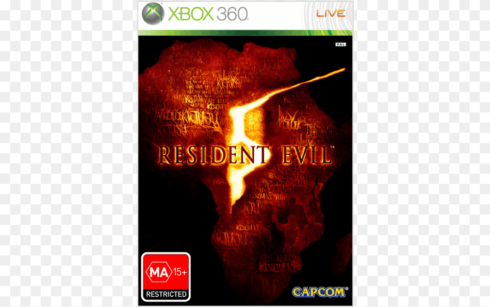 Of Resident Evil 5 Icon, Advertisement, Book, Poster, Publication Free Png