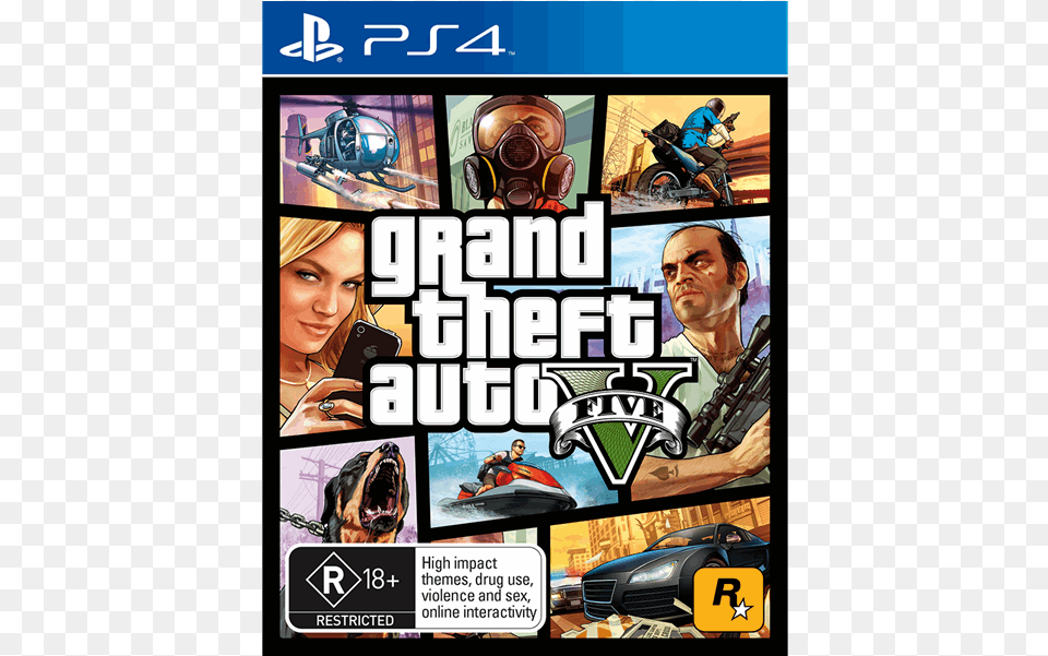 Of Rockstar Xb360 Gta Grand Theft Auto, Adult, Publication, Person, Woman Free Transparent Png