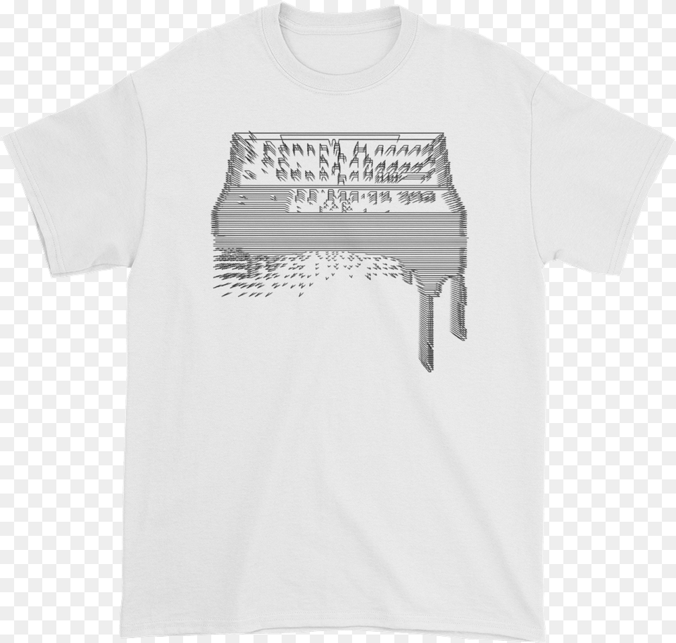 Of Rzrshrp Scanline Synth Logo T Shirt Musical Keyboard, Clothing, T-shirt Png Image