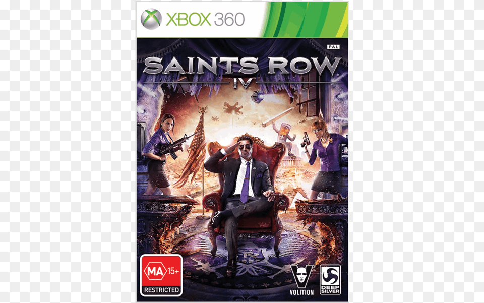 Of Saint Row 4, Advertisement, Book, Poster, Publication Png