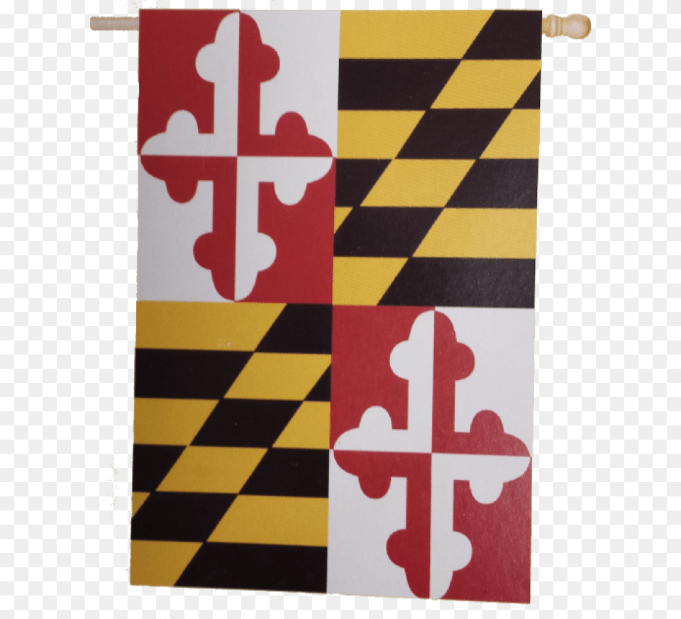 Of State Of Maryland Banner House Flag Maryland Flag Wallpaper Iphone, Home Decor, Cross, Symbol Free Transparent Png