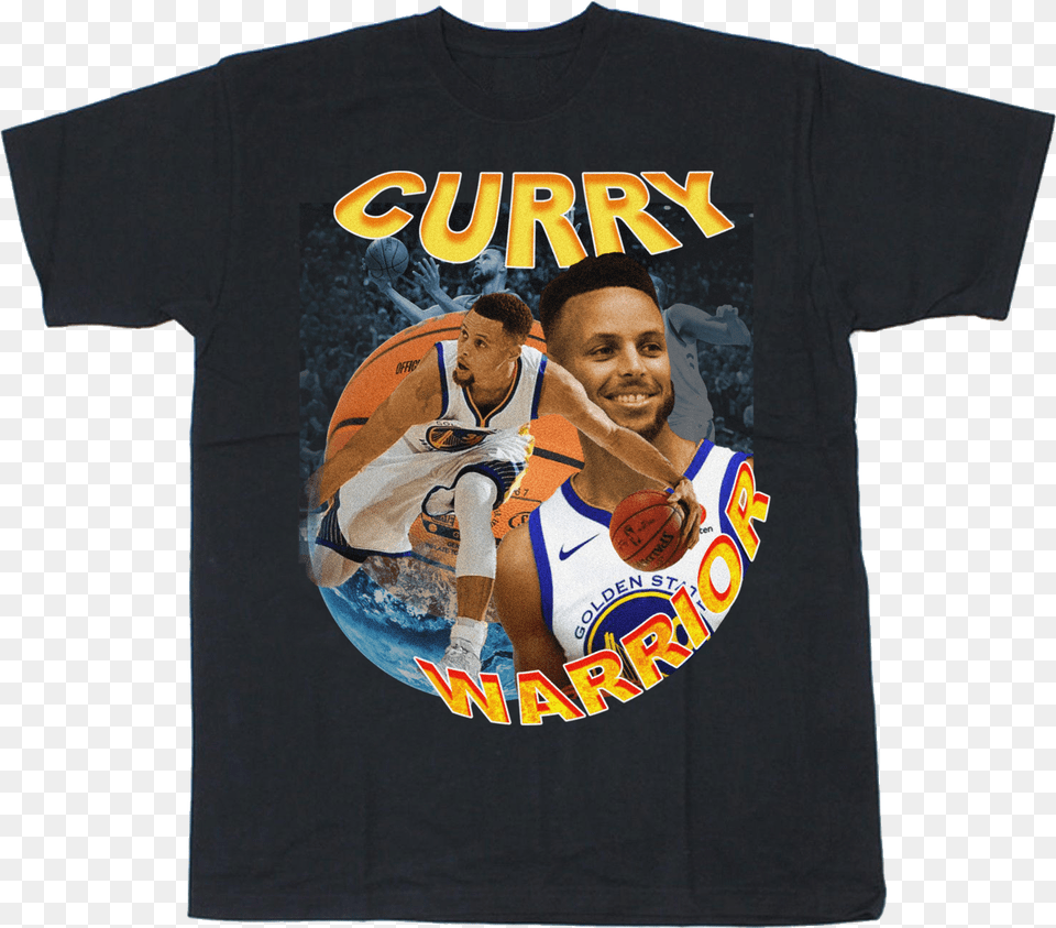 Of Steph Curry Tee 2019 Disney Halloween Shirt, T-shirt, Clothing, Person, Man Free Png