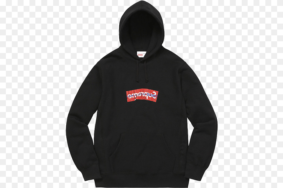 Of Supreme X Comme De Garcon Hoodie Big Brain Hoodie Pewdiepie, Clothing, Hood, Knitwear, Sweater Png Image